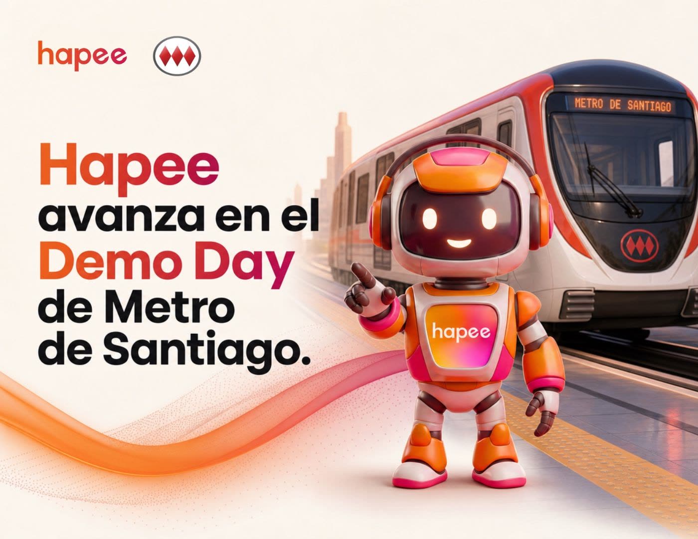 Vía by Hapee avanza de fase en el Demo Day 2026 de Metro de Santiago